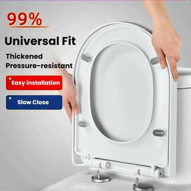TBD06062982_B1.webp Toilet Seat Slow Close Lid Easy Installation Toilet Seat Replacement - Image 2