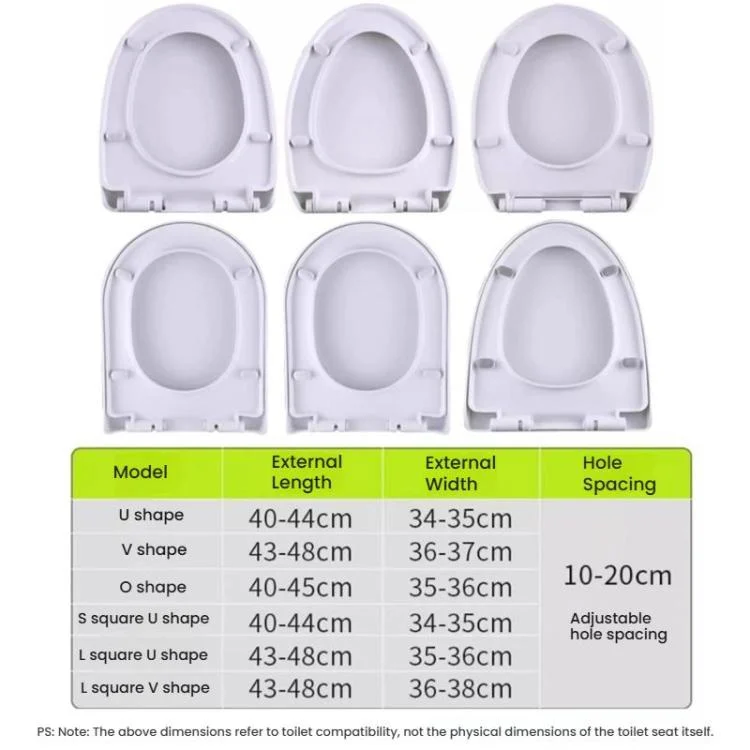 TBD06062982_B5.webp Toilet Seat Slow Close Lid Easy Installation Toilet Seat Replacement - Image 6