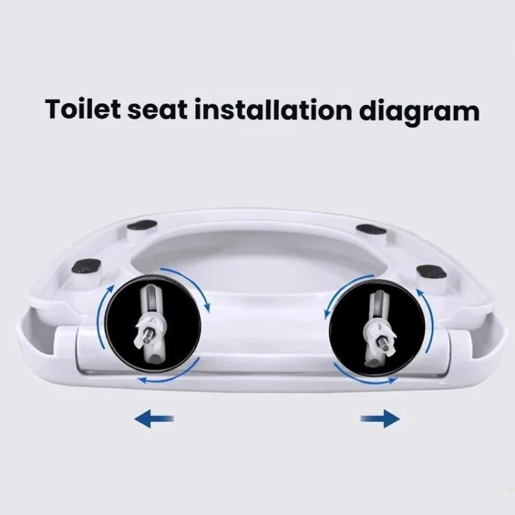 TBD06062982_B7.webp Toilet Seat Slow Close Lid Easy Installation Toilet Seat Replacement - Image 8
