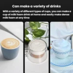Mini Electric Milk Frother For Coffee Cream Mixing Stick - Image 9