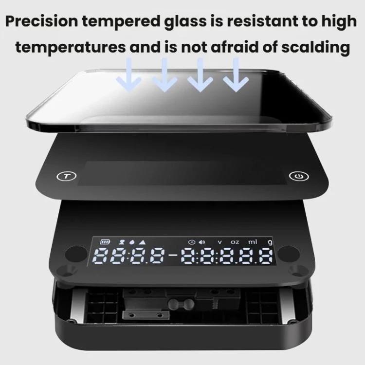 TBD06063000_B6.webp CAFE RHYME 311 Smart Electronic Scale For Pour-Over Coffee Mini Multifunctional Timing Kitchen Scale - Image 7