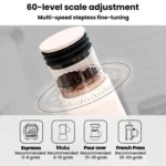 Electric Coffee Grinder Small Coffee Machine With Adjustable Grind Size - Image 7