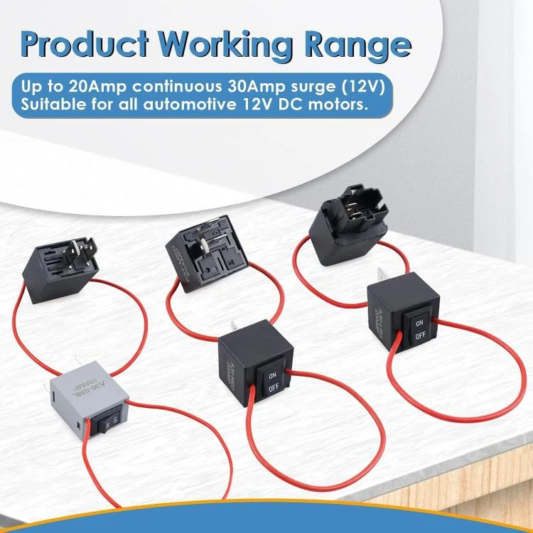TBD06063024_2.webp 6-Piece Set 9038A Relay Bypass Switch Tester Kit With Wires For Electrical Testing - Image 3