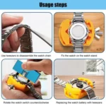 3pcs /Set Watch Back Cover Repair Battery Replacement Tool Set - Image 4