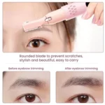 WUSHANG Rechargeable Women Eyebrow Razor & Facial Hair Remover for Fine Soft Hair on Face, Arms, Legs - Image 4