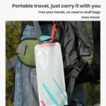 AOTU AT6601 Food Grade Soft 700ml Drinking Bag Outdoor Sports Portable Foldable Water Bag - Image 5