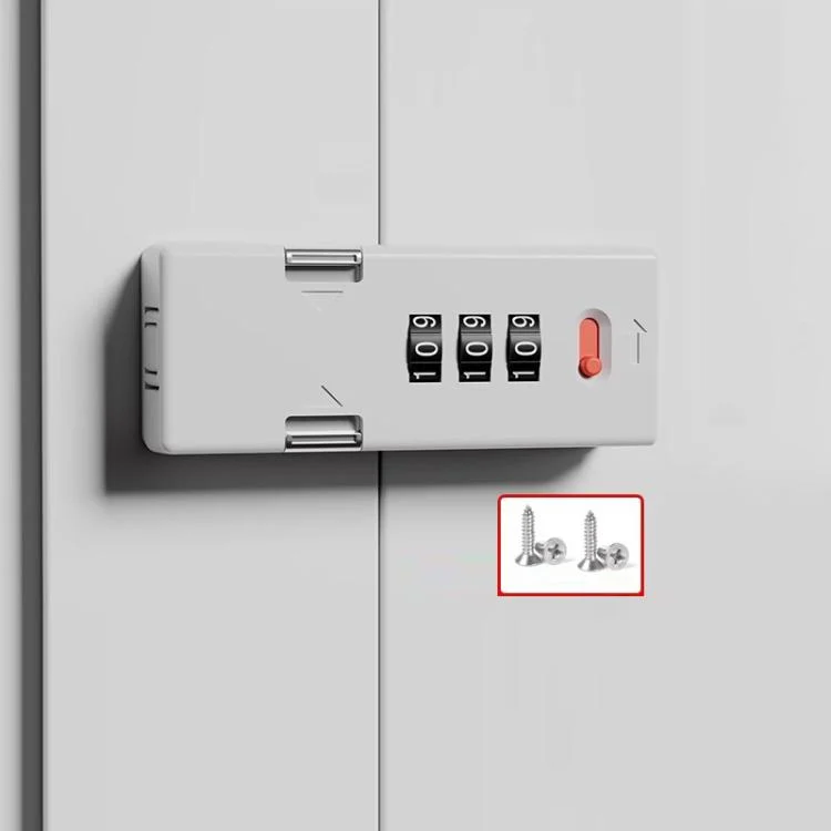 Screw-Mounted Door Latch With Built-In Latch Combination Lock