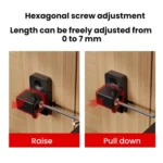 Screw-Mounted Door Latch With Built-In Latch Combination Lock - Image 2