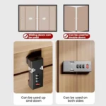 Screw-Mounted Door Latch With Built-In Latch Combination Lock - Image 5