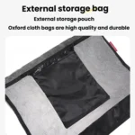 AOTU AT6945 Portable Large Capacity Beach Bag Mesh Skeleton Camping Bag - Image 4