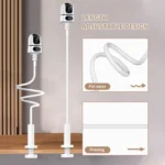 No-Drill Security Camera Mount With Clip Flexible Bendable Bracket Base For Baby Monitor/Webcam - Image 4