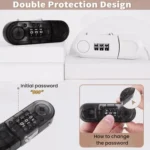 Drawer Cabinet Anti-Theft Combination Locks Punch-Free Child Safety Locks - Image 3