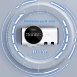 HUIYE UV Toothbrush And Razor Sanitizer Drying Box With LCD Display Wall-Mounted No-Drill Electric Toothbrush Sterilizer - Image 4