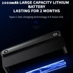 Smart UV Toothbrush Sterilizer and Dryer with Human Sensor, Time Display, USB-C Fast Charging, No-Drill Wall-Mounted Holder - Image 10