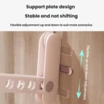 Multifunctional Travel Foldable Clothes Drying Rack With Seven Holes - Image 4