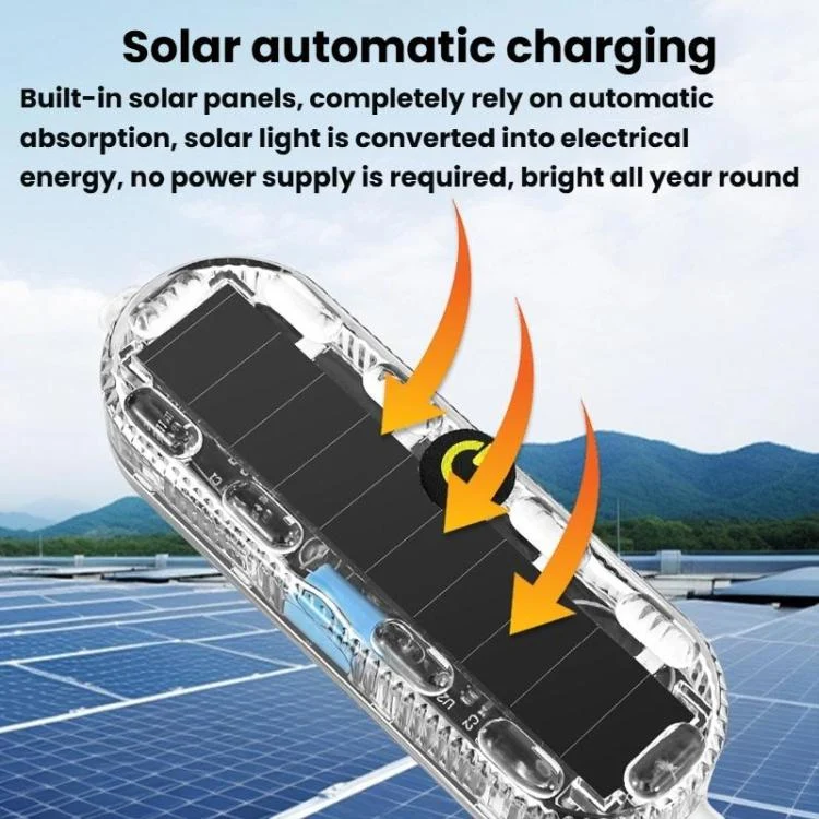TBD06063176_B5.webp Car Solar-Powered Anti-Collision Warning Light Motorcycle Wireless LED Rear Tail Light - Image 6
