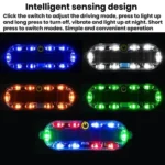 Car Solar-Powered Anti-Collision Warning Light Motorcycle Wireless LED Rear Tail Light - Image 8