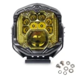 OL-21W04Y 7 Inch LED Long-Distance Headlight Angel Eye Background Work Light