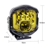 OL-21W04Y 7 Inch LED Long-Distance Headlight Angel Eye Background Work Light - Image 8