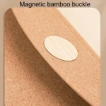 Eco-Friendly Soft Pine Wood Notebook with Pen Holder Tri-Fold A5 Journal with Magnetic Closure - Image 6