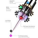 3pcs Universal Soldering Iron Tip Lead-Free Environmental Protection Easy On Tin Soldering Pencil Core - Image 3