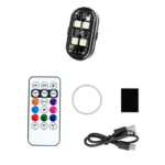 Wireless Remote-Controlled Motorcycle LED Flashing Taillight For Retrofitting