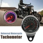 Motorcycle LED Backlit Engine Speedometer - Image 5