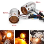 2pcs Hollow Motorcycle Modified Turn Signal Light - Image 5