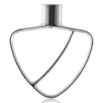 Stainless Steel Flat Beater For KitchenAid 4.5 & 5 QT Mixers - No Coating Chip-Resistant Attachment - Image 2