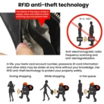 Ultra-Thin RFID Anti-Theft Card Holder Multi-Functional ID Document Clip Driver License Card Sleeve - Image 4