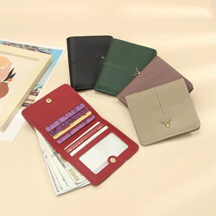 TBD06063418_B1.webp Simple Short-Style Women Wallet Ultra-Thin Multi-Card Slot Billfold - Image 2
