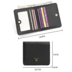 Simple Short-Style Women Wallet Ultra-Thin Multi-Card Slot Billfold - Image 7