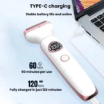 7 In 1 Rechargeable Digital Display Hair Removal Kit Underarm Intimate Area Shaver Unisex Full-Body Epilator - Image 2