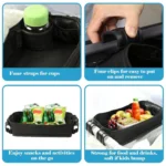 Baby Stroller Tray Four Wheeled Wagon Meal Tray - Image 6