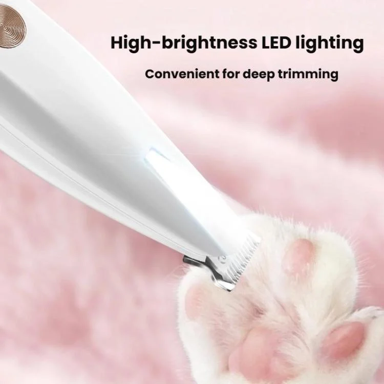 TBD06063461_B7.webp Household Pet Paw Hair Trimmer Quiet Cat Paw Hair Clipper - Image 8