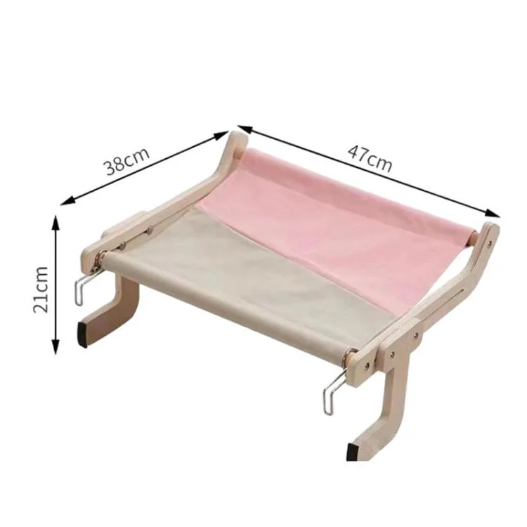 TBD06063462_B7.webp Balcony Wooden Cat Hammock Window Wall Mounted Cat Hutch Hanging Bedside Pet Kennel - Image 8