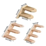 Wall Mounted Cat Climbing Frame Wooden Sisal Cat Jumping Platform Multi-Level Climbing Stairs - Image 3