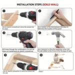Wall Mounted Cat Climbing Frame Wooden Sisal Cat Jumping Platform Multi-Level Climbing Stairs - Image 5