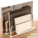 Acrylic Desk Organizer Box File Rack - Image 3