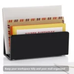 Envelope Mail Organizer Stand Desktop Storage Rack - Image 2