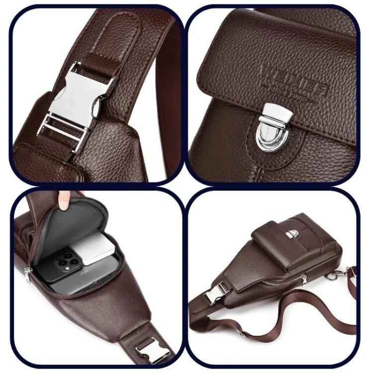 TBD06063540_B6.webp WEIXIER X450 Men Outdoor Multi-Functional Chest Bag Sports Cycling Crossbody Bag - Image 7