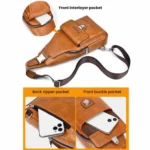 WEIXIER X449 Men Crossbody Chest Bag Outdoor Portable Lightweight Chest Pack - Image 4