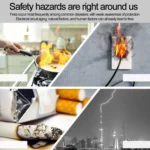 HD-001 Smoke Alarm Home Fire Domestic Fire Detector Fire Sound And Light Alarm - Image 2