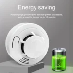 HD-001 Smoke Alarm Home Fire Domestic Fire Detector Fire Sound And Light Alarm - Image 5