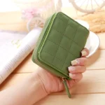 Women  Short Zipper Cute Coin Purse Mini Wallet - Image 5