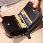Women  Short Zipper Cute Coin Purse Mini Wallet - Image 7