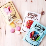 100 PCS / Set Cute Colorful Bottle Pattern Wedding Birthday Cookies Candy Gift Packaging Bag - Image 3
