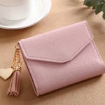 Women Wallet Fringed Pendant Litchi Texture Wallet Card Pack Coin Purse - Image 2