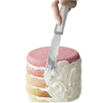 Stainless Steel Cream Spatula Stainless Steel Bell Knife Cake Spatula Baking Scraper Baking Tools - Image 8