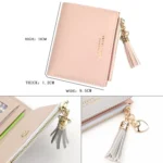 Lady Short Cross-Streaked Suzip Wallet - Image 4